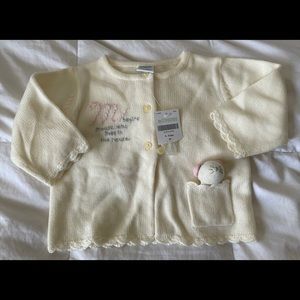 Gymboree cardigan mouse NEW 6-9 months